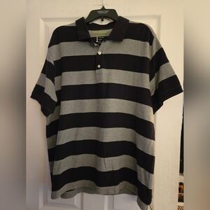 John Bartlett Men's Striped Polo